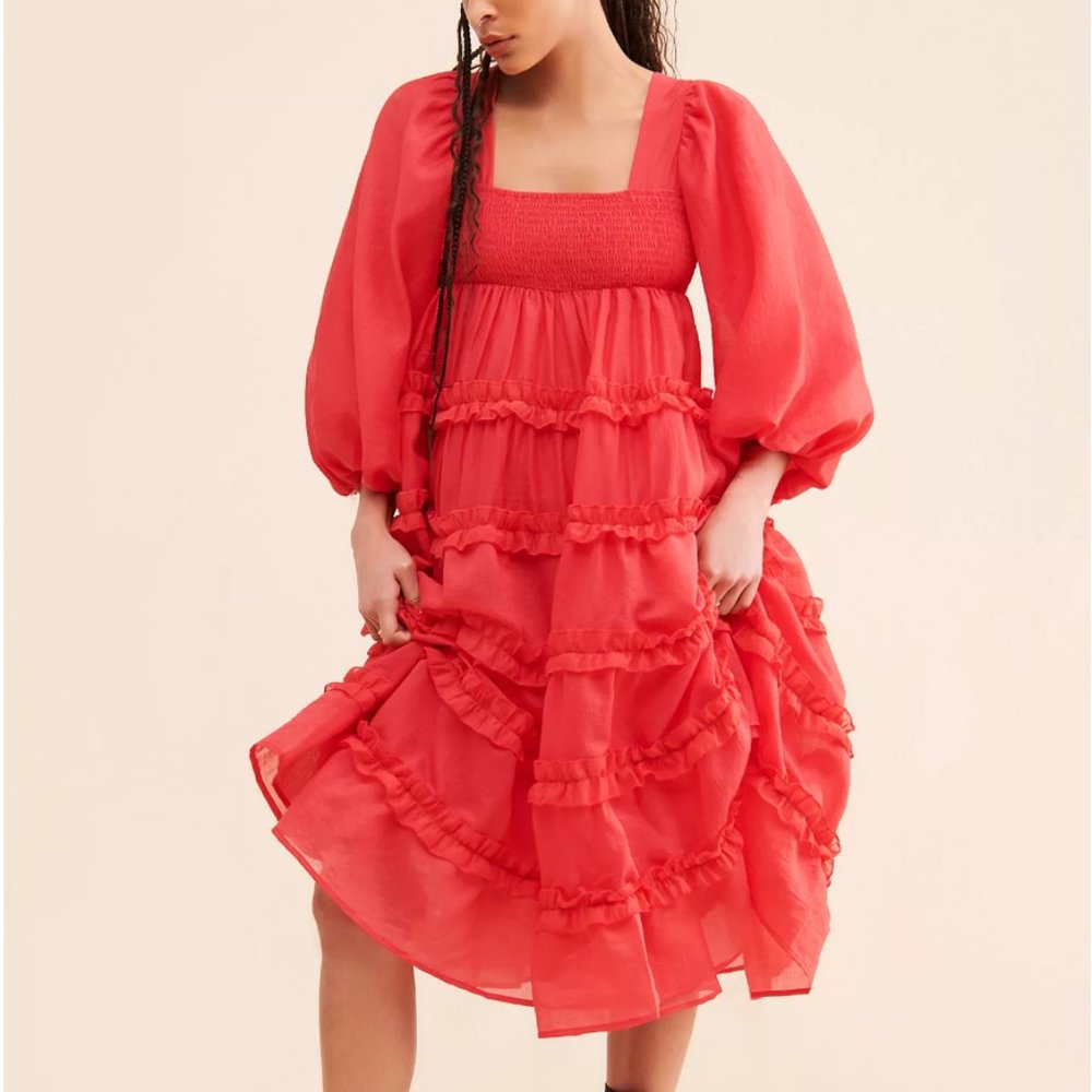 Sister Jane Royale Tiered Organza Dress